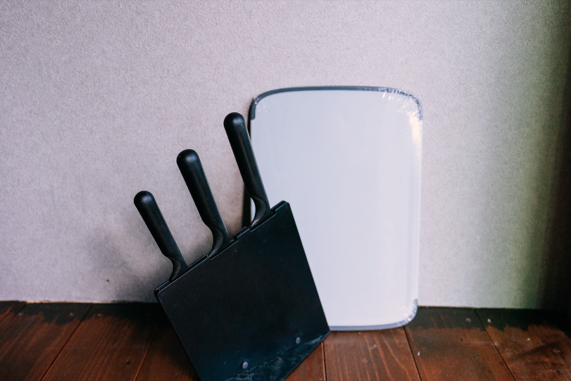 Kitchen tools and cutting board
